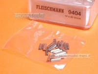 Fleischmann 9404 Giunzioni in metallo per binari con massicciata, 20 pz.