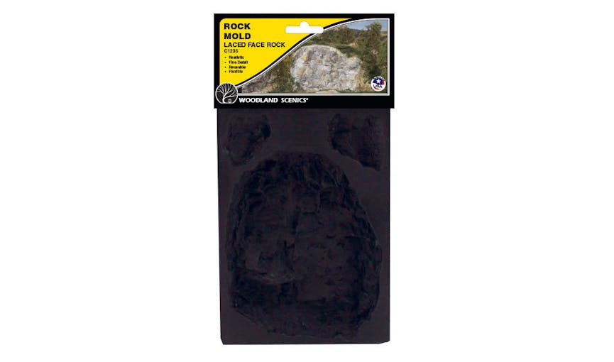 Woodland Scenics C1235 Laced Face Rock Mold
