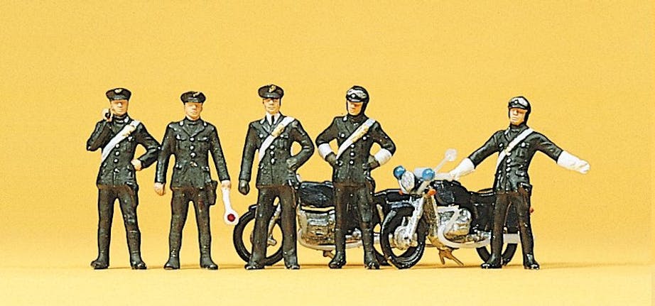 Preiser 10175 Carabinieri con motociclette