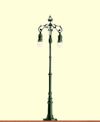 Brawa 5204 Lampione stradale ornamentale con 2 lampade, 155 mm