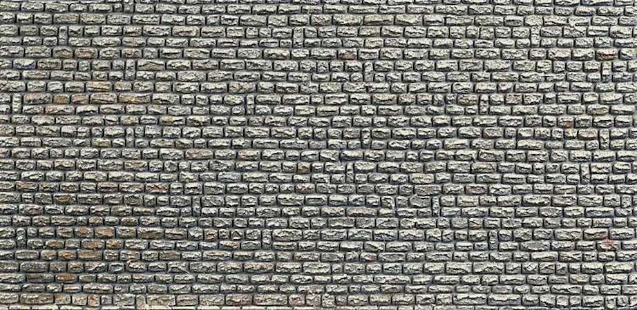 Carton Rouge Brique Pour Modélisme Faller - échelle HO - 250 X 125 Mm - Neuf