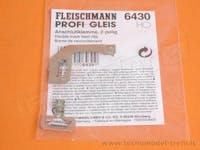 Fleischmann 6430 Morsetti collegamento elettrico per binari