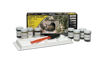 Woodland Scenics C1215 Earth Colors Kit, 8 colori speciali per rocce