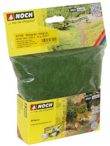 Noch 07102 Manto erboso verde chiaro da 6 mm, 50 g