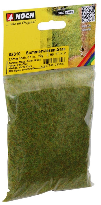 Noch 08310 Manto erboso verde chiaro da 2,5 mm, 20 g