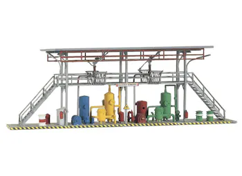 Maquette PIKO - Dépôt De Carburant SHELL 61104 - HO - Neuf