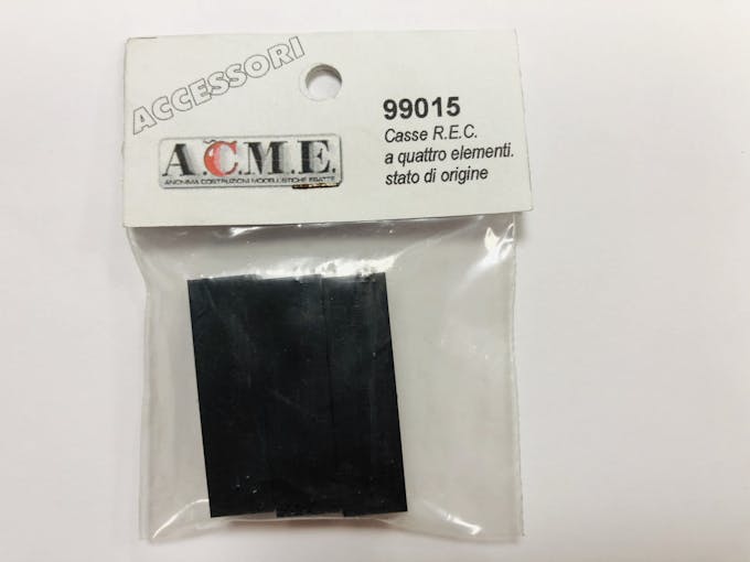 Acme 99015 Confezione con tre casse R.E.C. FS a quattro elementi stato di origine
