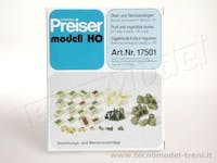 Preiser 17501 Cassette di frutta e verdura, 24 pz.