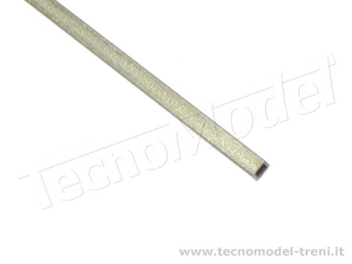 Asta In Ottone Massiccio Quadrata 15x15 Mm - Lunghezza 25 Cm - Lega MS58 Per Lavorazioni - Foto 5