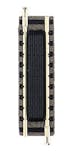 Fleischmann 9115 Binario dritto con reed incorporato, lunghezza 55,5 mm