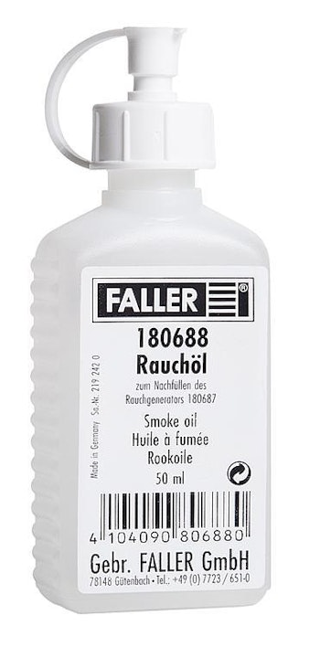 Faller 180688 Olio per dispositivo fumogeno, 50 ml