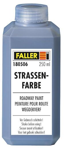 Faller 180506 Vernice acrilica colore asfalto per colorare strade, etc. 250 ml