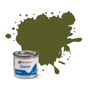 Humbrol A1612 N. 149 Verde foglia MATT - Smalto sintetico 14 ml.