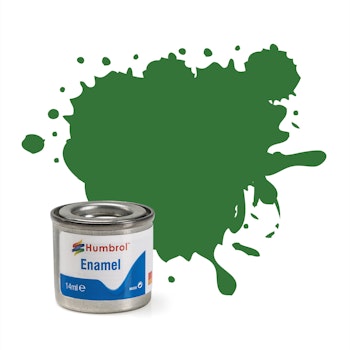 Humbrol A1448 N. 131 Verde medio SATIN - Smalto sintetico 14 ml.