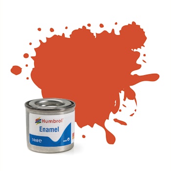 Humbrol A1451 N. 132 Rosso SATIN - Smalto sintetico 14 ml.