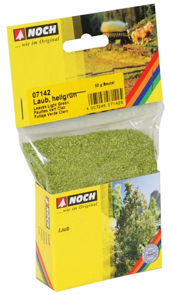 Noch 07142 Fogliame verde chiaro, 50 g