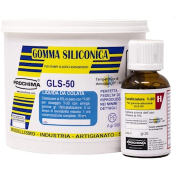 Prochima GS731G500 GLS-50 Gomma siliconica per stampi elastici, 500 gr