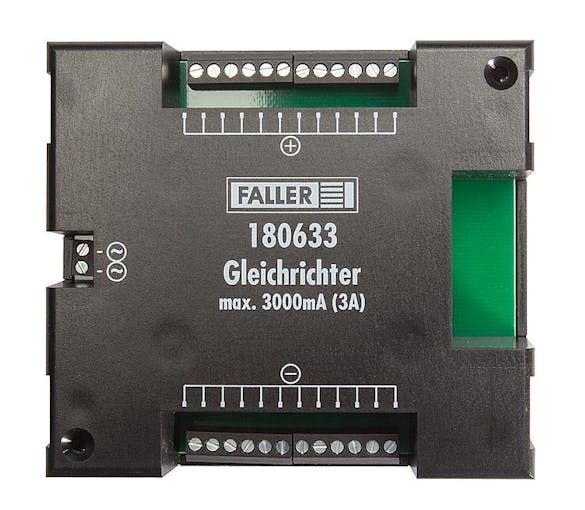 Faller 180633 Raddrizzatore di tensione elettronico con segnalazione a Led, 3000 mA (3A)