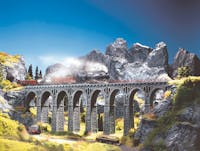 Noch 58661 Pilone per ponte ferroviario ad archi in pietra