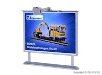 Viessmann 6336 Cartellone pubblicitario illuminato con faretto con Led a luce bianca