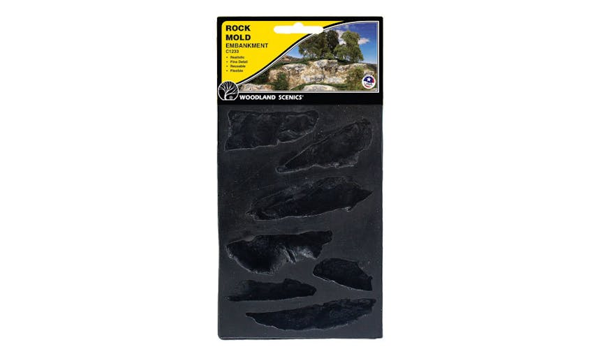 Woodland Scenics C1233 Embankments Rock Mold