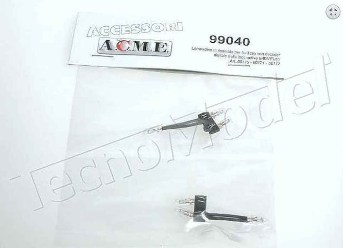 Acme 99040 Set lampade 18 volt per E405 art. 60170 - 60171- 60172
