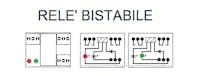 Tecnomodel RBX2 Relè bistabile, adatto per tutte le commutazioni anche per digitale, pcb con 2 moduli