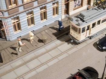 Auhagen 41617 Set per realizzare linee tramviarie in strade urbane