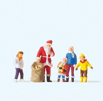 Preiser 29098 Babbo Natale con bambini