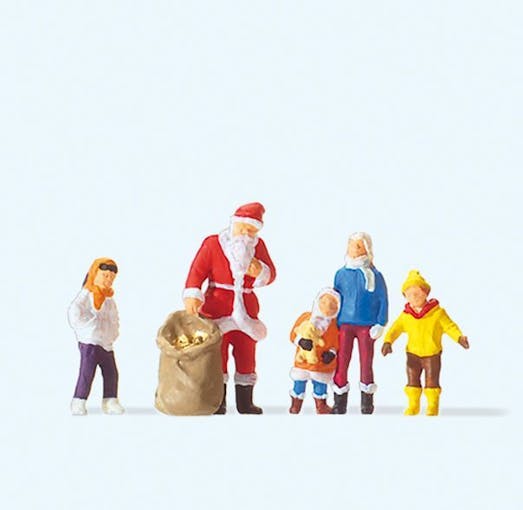 Preiser 29098 Babbo Natale con bambini