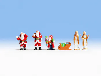 Preiser 10652 H0 Figure – Buon Natale! Set Regalo Natalizio Nuovo In Scatola