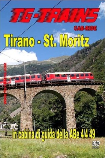 TG-Trains T.STMODVD Tirano - St. Moritz in cabina di guida della ABe 4/4 49