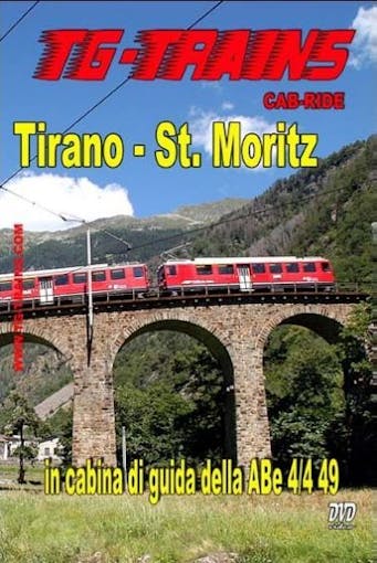 TG-Trains T.STMODVD Tirano - St. Moritz in cabina di guida della ABe 4/4 49