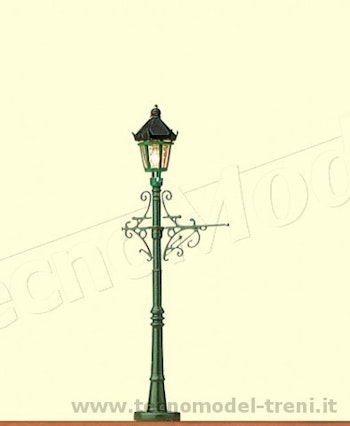 LAMPIONE STRADALE IN SCALA H0 CON MICRO LED PER MODELLISMO DIORAMI PLASTICI  LAMP