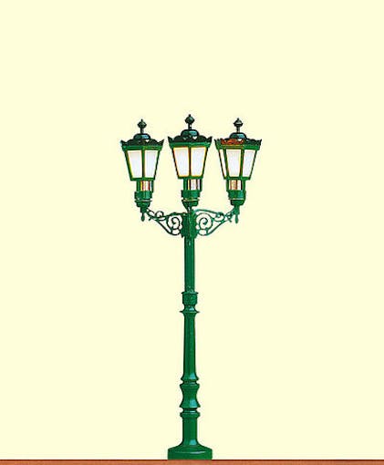 Brawa 5223 Lampione stradale ornamentale con 3 lampade, 90 mm