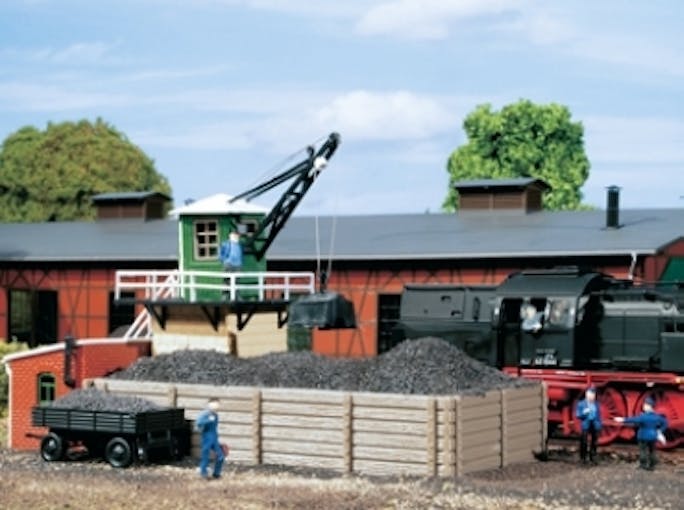 Auhagen 11334 Deposito di carbone con gru