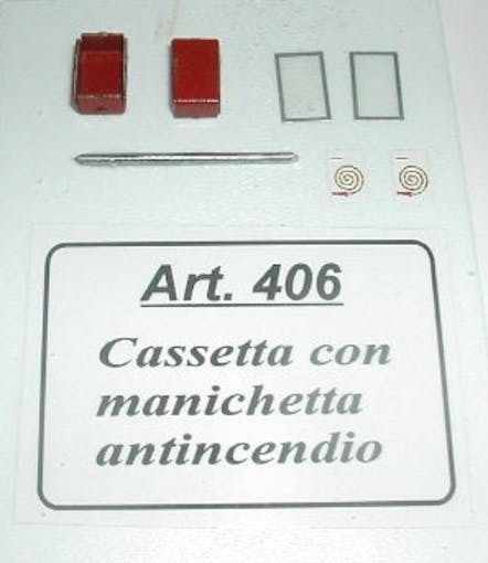 Simplon Model 406K Cassetta con manichetta antincendio in kit