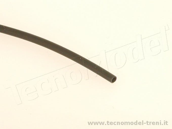 Tecnomodel 4624 Guaina termorestringente nero da 2,4 a 1,2 mm L. 100 cm