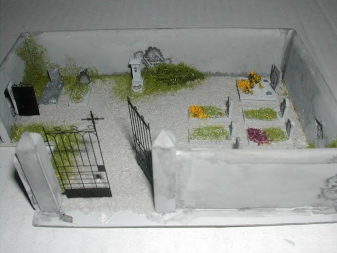 Simplon Model 350K Piccolo cimitero per Chiesa in kit di montaggio
