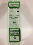 Evergreen Plastic  EV0110 Listello polistirene 0,38 x 0,50 mm x 35 mm, 10 pz.