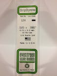 Evergreen Plastic  EV0124 Listello polistirene 0,50 x 2 mm x 35 cm, 10 pz.