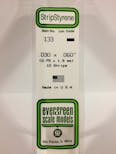 Evergreen Plastic  EV0133 Listello polistirene 0,75 x 1,50 mm x 35 cm, 10 pz.