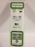 Evergreen Plastic  EV0177 Listello polistirene 2,50 x 4 mm x 35 cm, 7 pz.