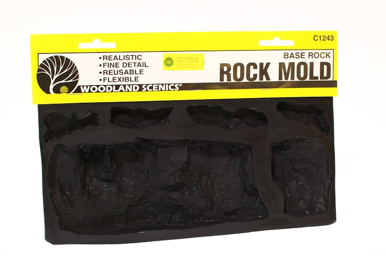 Woodland Scenics C1243 Rock mold Wasced rock