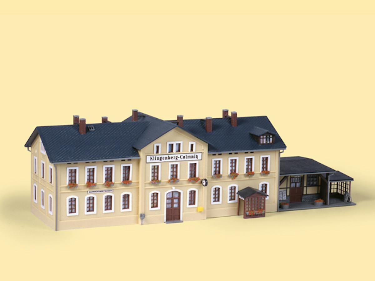 Kit Di Montaggio Stazione Ferroviaria Auhagen 11418 - Scala HO 1:87 - Prodotto Tedesco