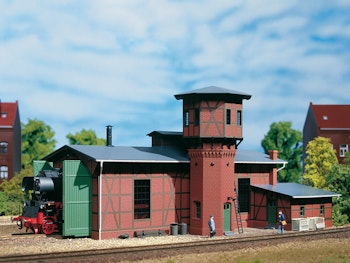Auhagen 11400 Rimessa per locomotive con torre piezometrica