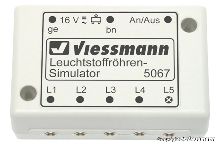 Viessmann 5067 Modulo elettronico per simulazione luce al neon