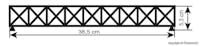 Kibri 39702 Ponte ferroviario in ferro per linea a un binario