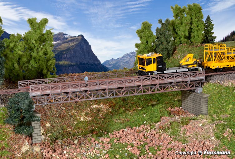 Kibri 39707 Ponte ferroviario in ferro per linea a un binario