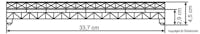 Kibri 39707 Ponte ferroviario in ferro per linea a un binario